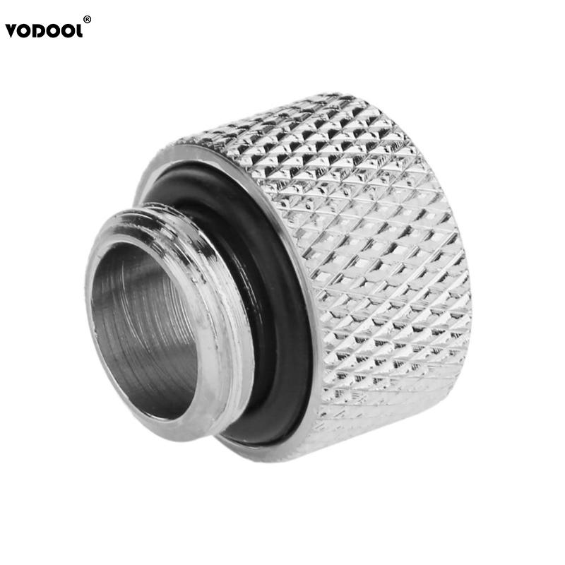 VODOOL 10/15/20/30/40mm G1/4" Dual Thread Computer Water Cooling System Hard Soft Tube Extension Connector Waterblock Components