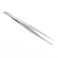 1 PC Silver Straight Curved Stainless Steel Nail Art Tweezers Eyelash Extension Nippers Rhinestones Picking Manicure Tool