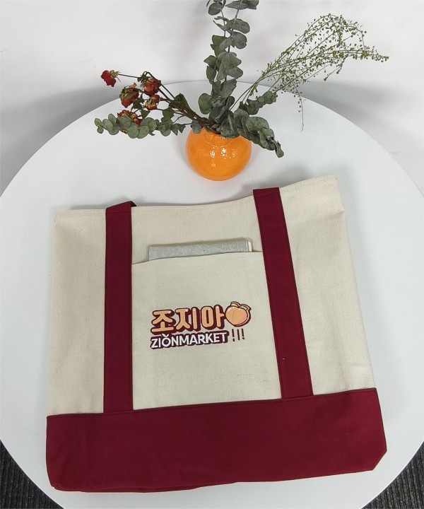 Colored hand bill shoulder tote bags