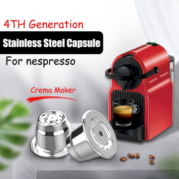 New Upgraded Reusable Coffee Capsule For Nespresso Stainless Steel Coffee Filters Espresso Coffee Crema Maker