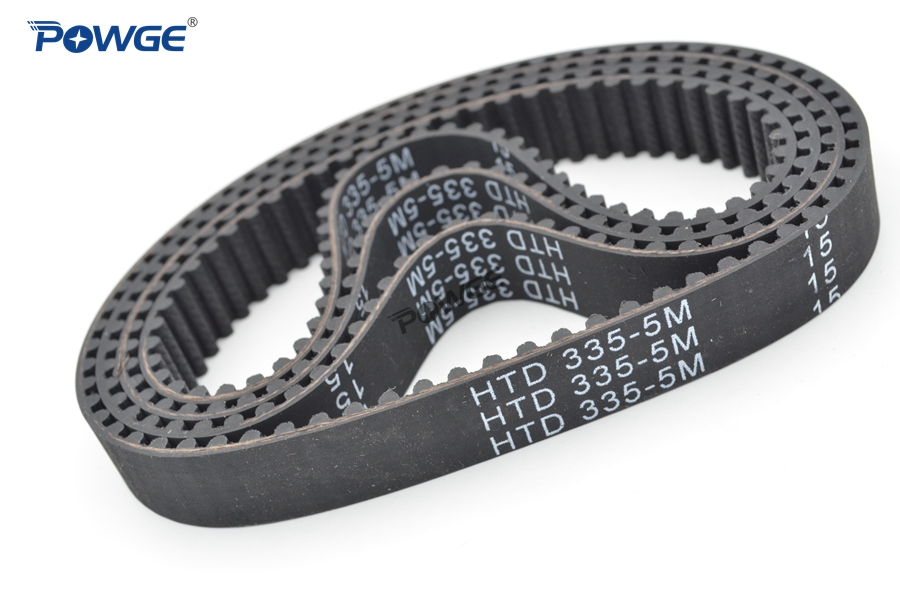 POWGE HTD 5M Timing belt C=330/335/340/345 width 15/20/25mm Teeth 66 67 68 69 HTD5M synchronous Belt 330-5M 335-5M 340-5M 345-5M