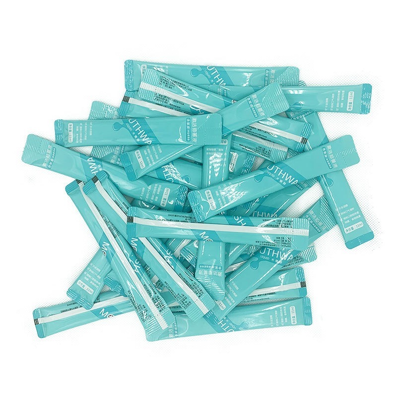 Portable Bacteriostatic Mouthwash 11ml *30 Sticks In Addition To Breath No Alcohol and Honeysuckle Mint Mouthwash Go Bad Breath