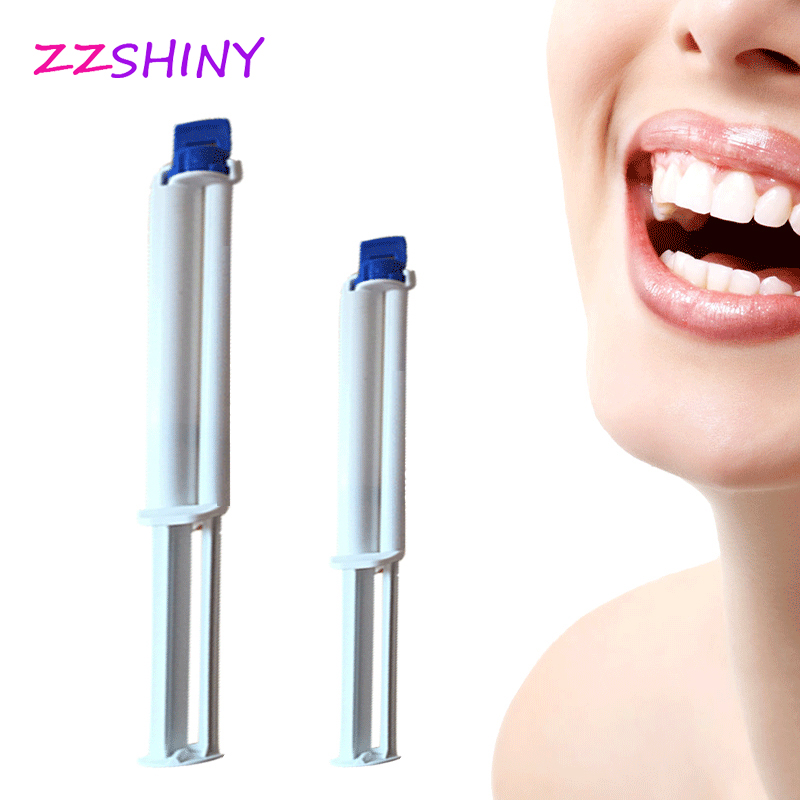 Professional Dual Syringe Teeth Whitening Gel 35% Hydrogen Peroxide Clinic Dentist Use Double Barrel Dental Bleaching Gel