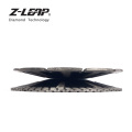 Z-LEAP 5 Inch Concave Curved Disc Diamond Saw Blade T-Segmented Turbo Rim Cutting Disc For Granite Marble Convex Diamond Tool