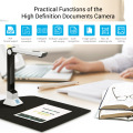 BK50 Portable 10 Mega pixel High Definition Document Book Scanner Capture Size A4 Document Camera for File Recognition Scanner