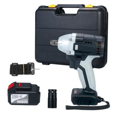 Brushless Impact Wrench Cordless Electric Impact Wrench with 1/2in Chuck 980 Torque 4.0A Battery with Driver Impact Sockets