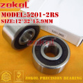 ZOKOL bearing 5201 2RS 3201 2RZ (3056201) Axial Angular Contact Ball Bearing 12*32*15.9mm