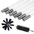 Chimney Cleaner Cleaning Brush + Rod Set Kit Rotary Sweep System Fireplace Tools