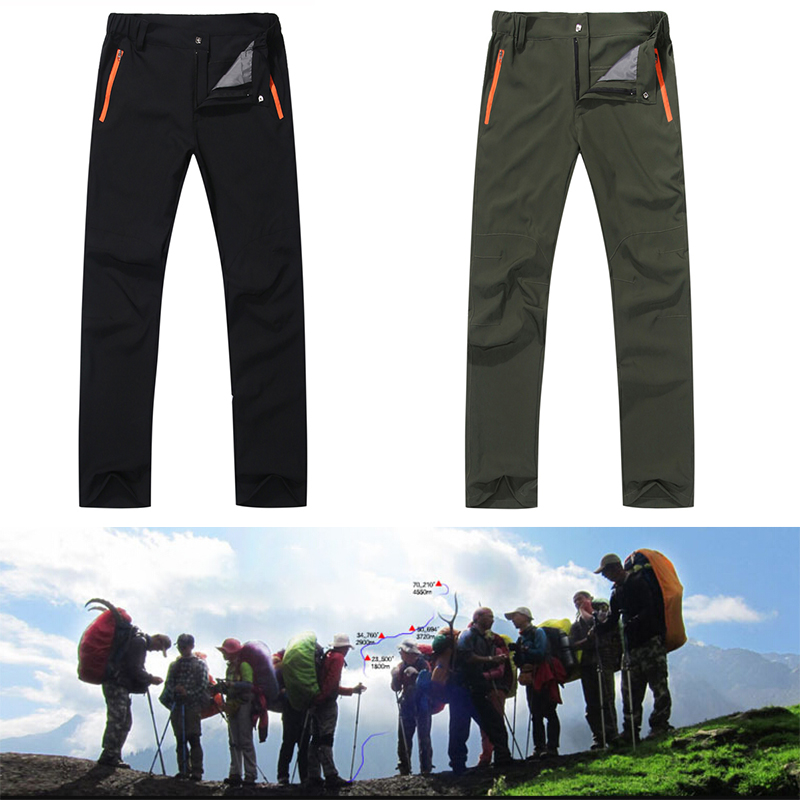 Men Hiking Pants Quick Dry Trousers Mens Mountain Climbing Outdoor Pants Male Travel/Fishing/Trekking Pants Stretch Hiking Pants