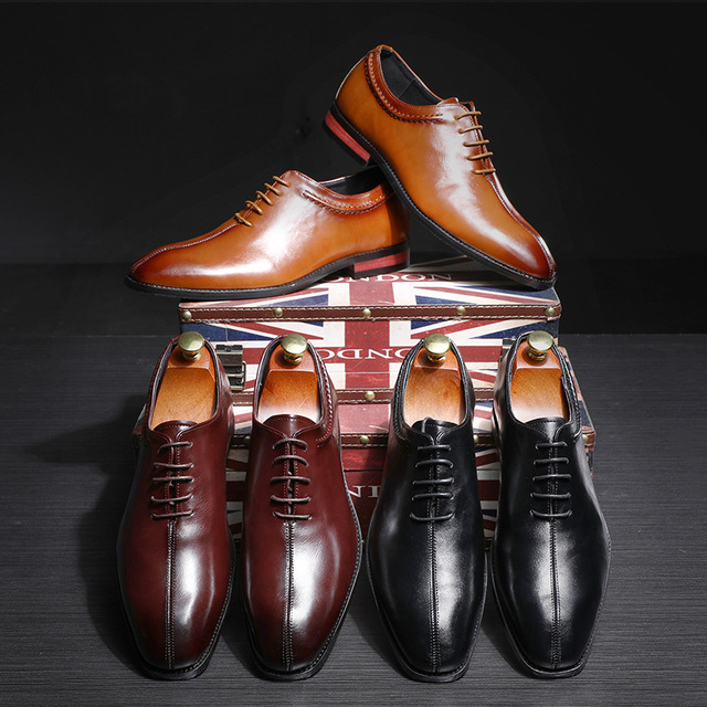 Dress Shoes Men Oxford Patent Leather Men's Dress Shoes Business Shoes Men Oxford Leather Zapatos De Hombre De Vestir Formal
