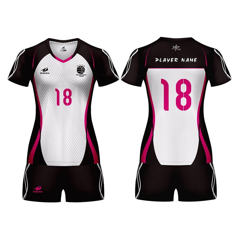 Professional Volleyball Uniforms Set Breathable Quick Dry Volleyball Jersey Shirt Shorts Kits Female Sportswear