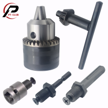 3-16mm Precise Drill Chuck Converter 1/2"-20UNF Thread Quick Change Adapter SDS-Plus Shank 1/4" Hex