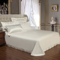 Queen King size Luxury Satin Bedding sets Silver Cotton Fitted/bed sheet set,bed set bedlinen linge de lit ropa/juego de cama