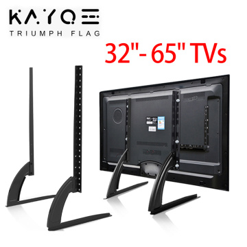 KAYQEE Height Adjustable TV Mount Home LCD Flat Screen Stand Table TV Bracket 32''- 65'' Universal Monitor Wall Mounted Bracket
