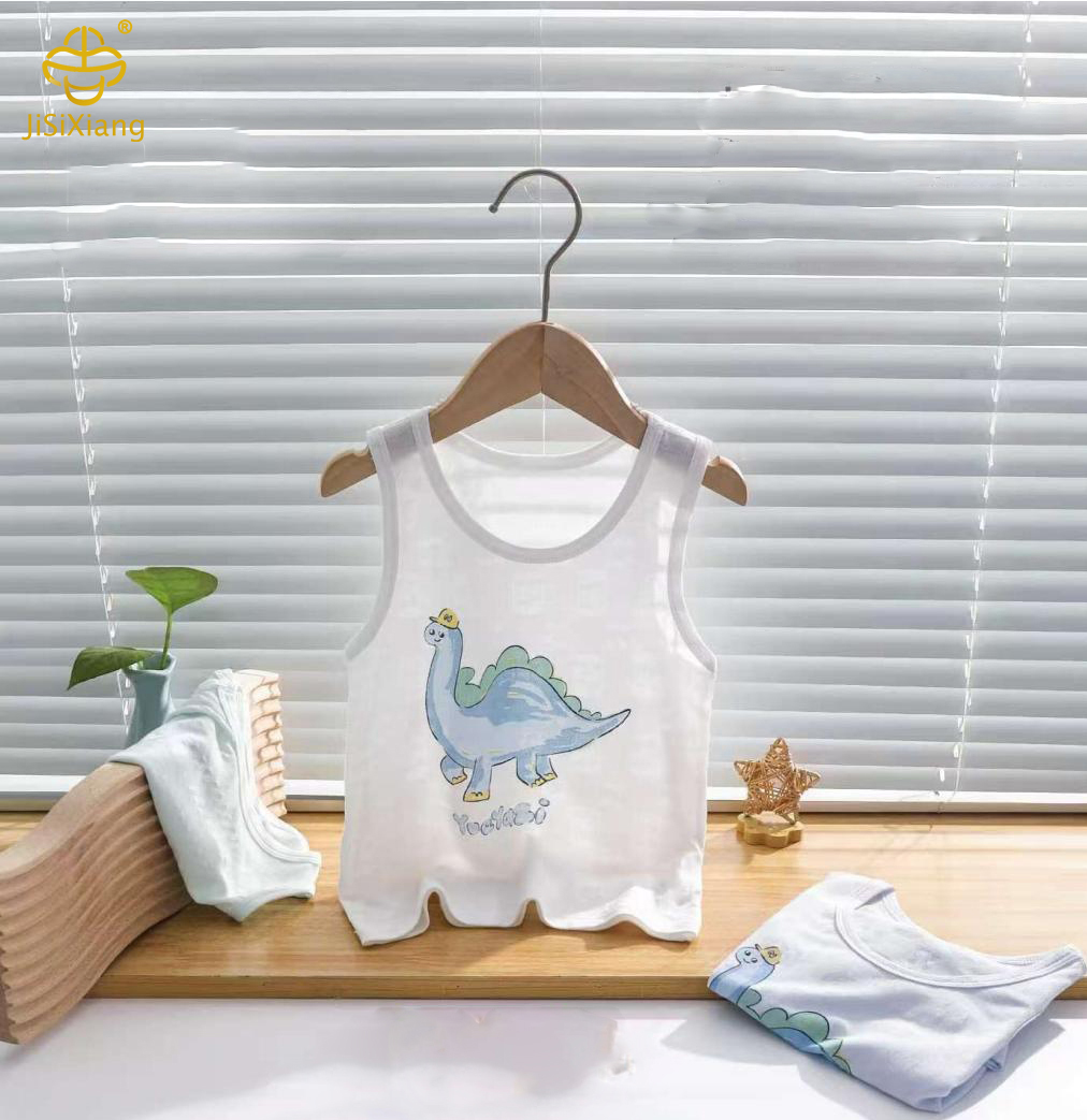 Dinosaur pattern vest