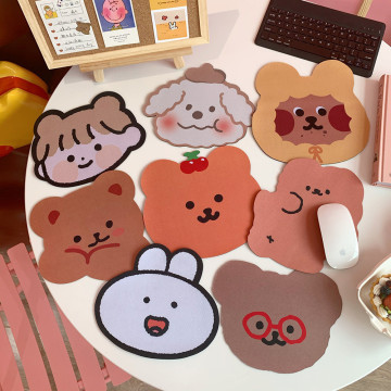 1PCS Lovely kawaii Cute Bear Animal Mouse Pad Desk Big Mat Pads Waterproof Office Home Decoration Cup Mat Antislip Girls Boys