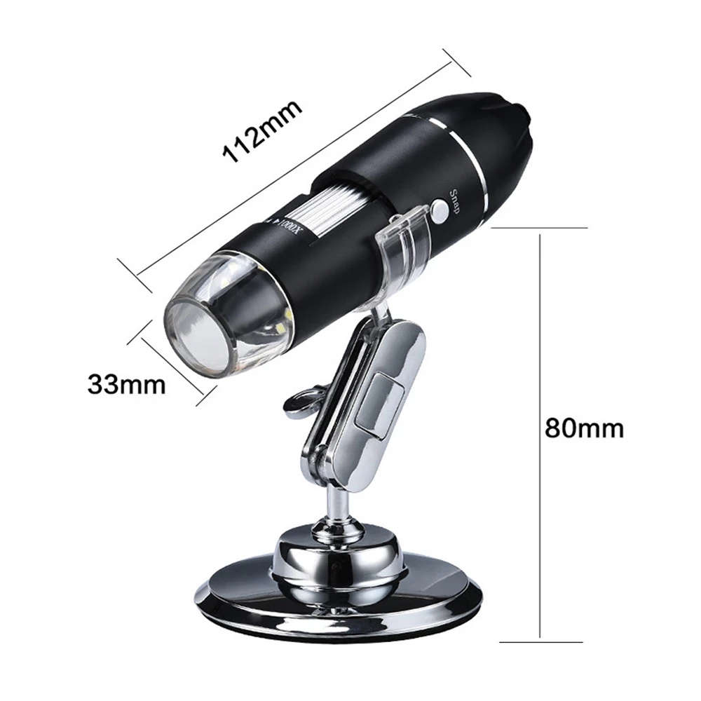 1600 x usb digital microscope camera 8 station led a magnifying glass with endoscopic stent