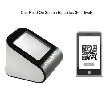 TEKLEAD Automatic 2D Barcode Scanner Hands-Free USB QR Barcode Reader for Mobile Payment for Store, Supermarket,Restaurant