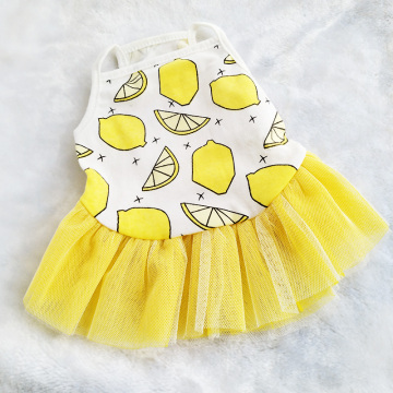 Summer Dog Dress Puppy Skirt Cat Chihuahua Yorkshire Pomeranian Poodle Bichon Frise Schnauzer Pet Dress Small Dog Costume