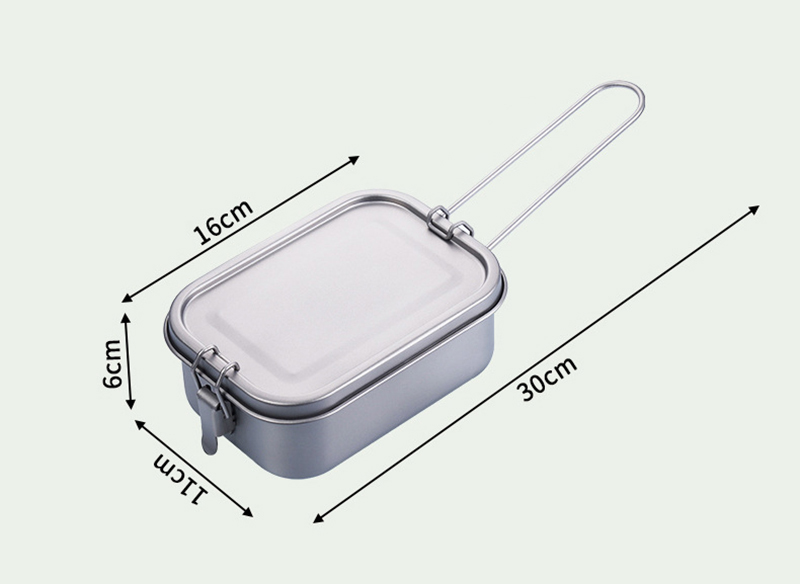 Titanium Camping Lunch Container