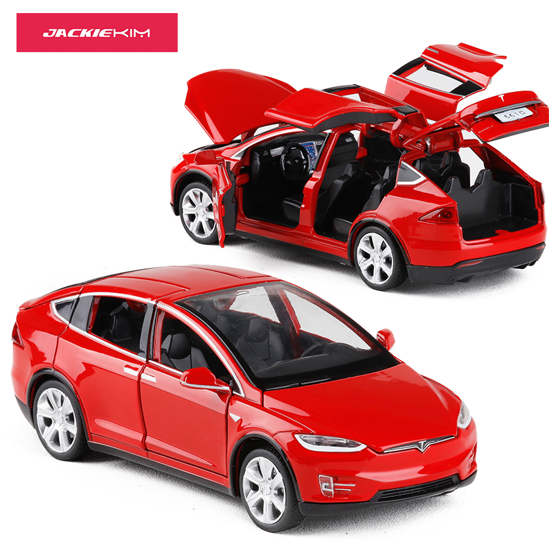 1:32 Tesla MODEL X MODEL S Alloy Car Model Diecasts Toy Vehicles Toy Cars Kid Toys For Children Birthday Gifts Toy Free Shipping