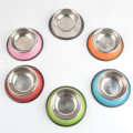 Non-slip Cat Bowls Stainless Steel Pet Food Bowl Pet Feeding Supplies Thicken Anti-fall Dog Bowl Cat Feeding & Watering Supplies