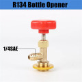 Open Valve r134a Refrigerante Bottle Opener Air Conditioner Tools Freon Refrigerant Can Opener CT338 339 R12 R600A R22 R134A