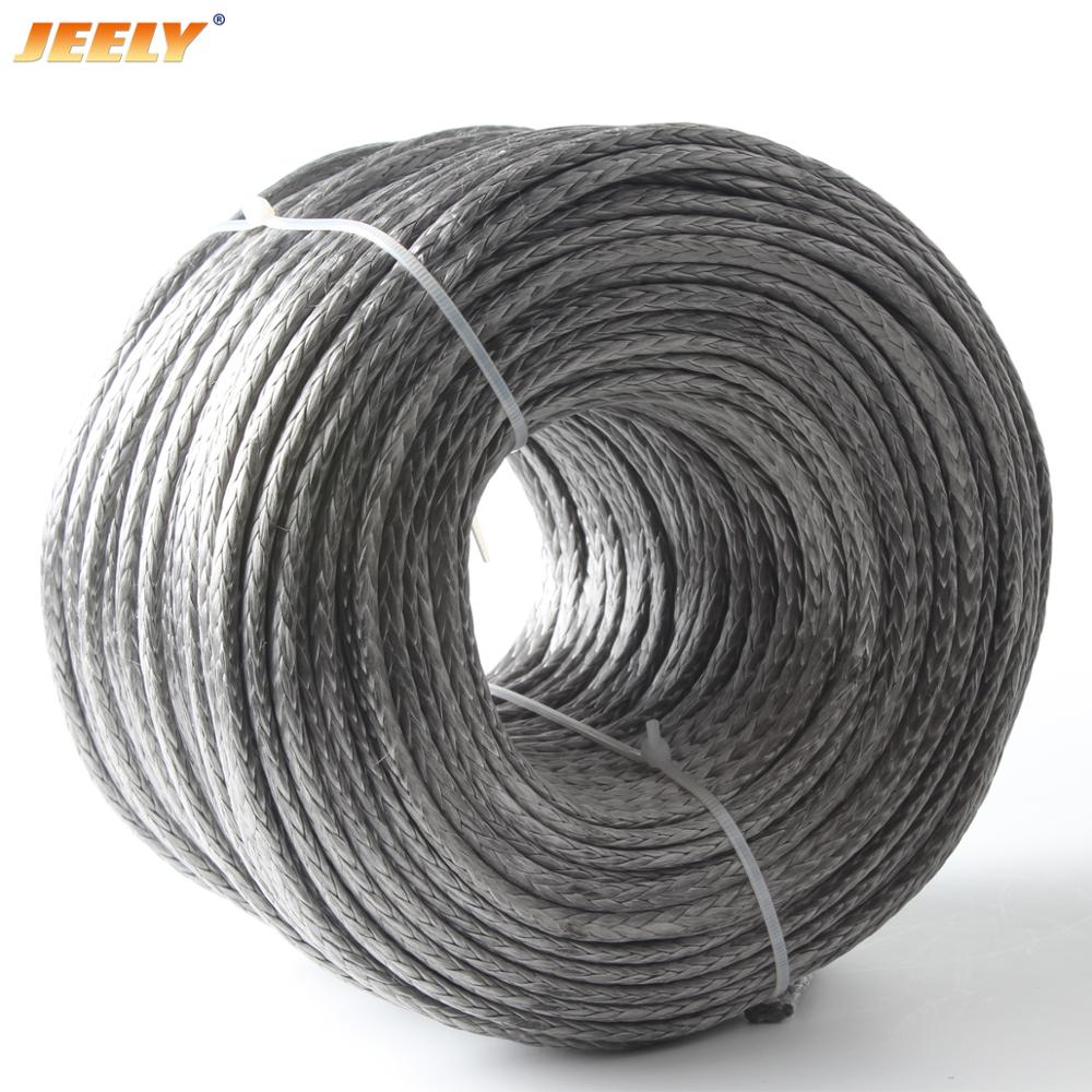 JEELY Hollow Braid 4mm 100M 12 Strands Sailboat Winch Towing Ropes