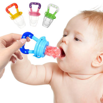 Baby Nipple Fresh Food Fruit Milk Feeding Bottles Nibbler Learn Feeding Drinking Water Straw Handle Teething Pacifier