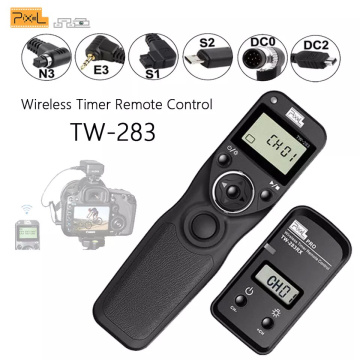 Pixel TW-283 Wireless Timer Remote Control Shutter Release (DC0 DC2 N3 E3 S1 S2) Cable For Canon Nikon Sony Camera TW283