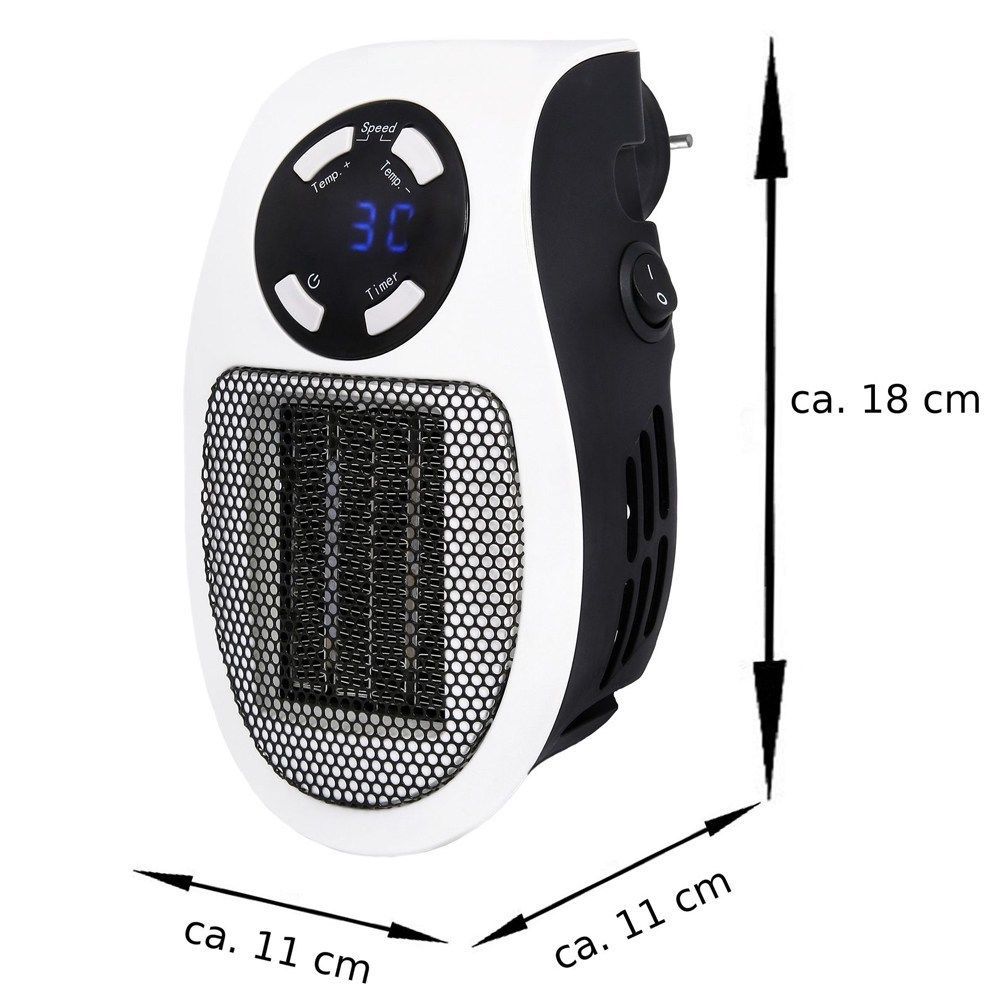 Portable Electric Heater Mini Fan Heater Desktop Household Wall Handy Heating Stove Radiator Warmer Machine for Winter