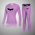 Batman Women Thermal Underwear For Women Winter Warm Long Johns Set Thermal Wear Women Quick Dry Stretch leggings Set S-XXL