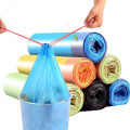 15Pcs/Roll Strong Thicken Plastic Bag Auto Drawstring Trash Bag 20L Kitchen Bedroom Bath Rubbish Garbage Bag