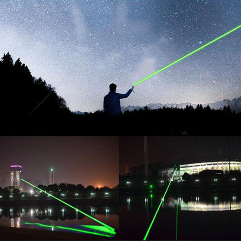 New USB Rechargeable Green Laser Pointer Pen Flashlight Suviavl kit Lazer Pen For Outdoor Camping Hunting Light