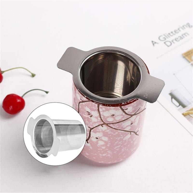 1PC 304 Stainless Steel Tea Leak Mesh Tea Infuser Tea Coffee Strainer Fine Mesh Infuser Filter Kitchen Accessor Tea Accessories
