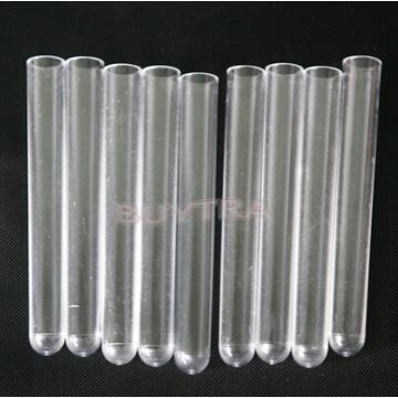 12x100mm 10 Pcs/Pack Test Tubes Clear Plastic Test Tubes Lab Supplies High Quality