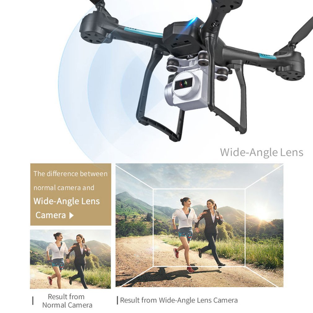 Quadcopter S31 Long Endurance One Key Return Optical Flow Positioning Altitude Holding Headless Mode 6 Axis Gyro 0.3MP Camera