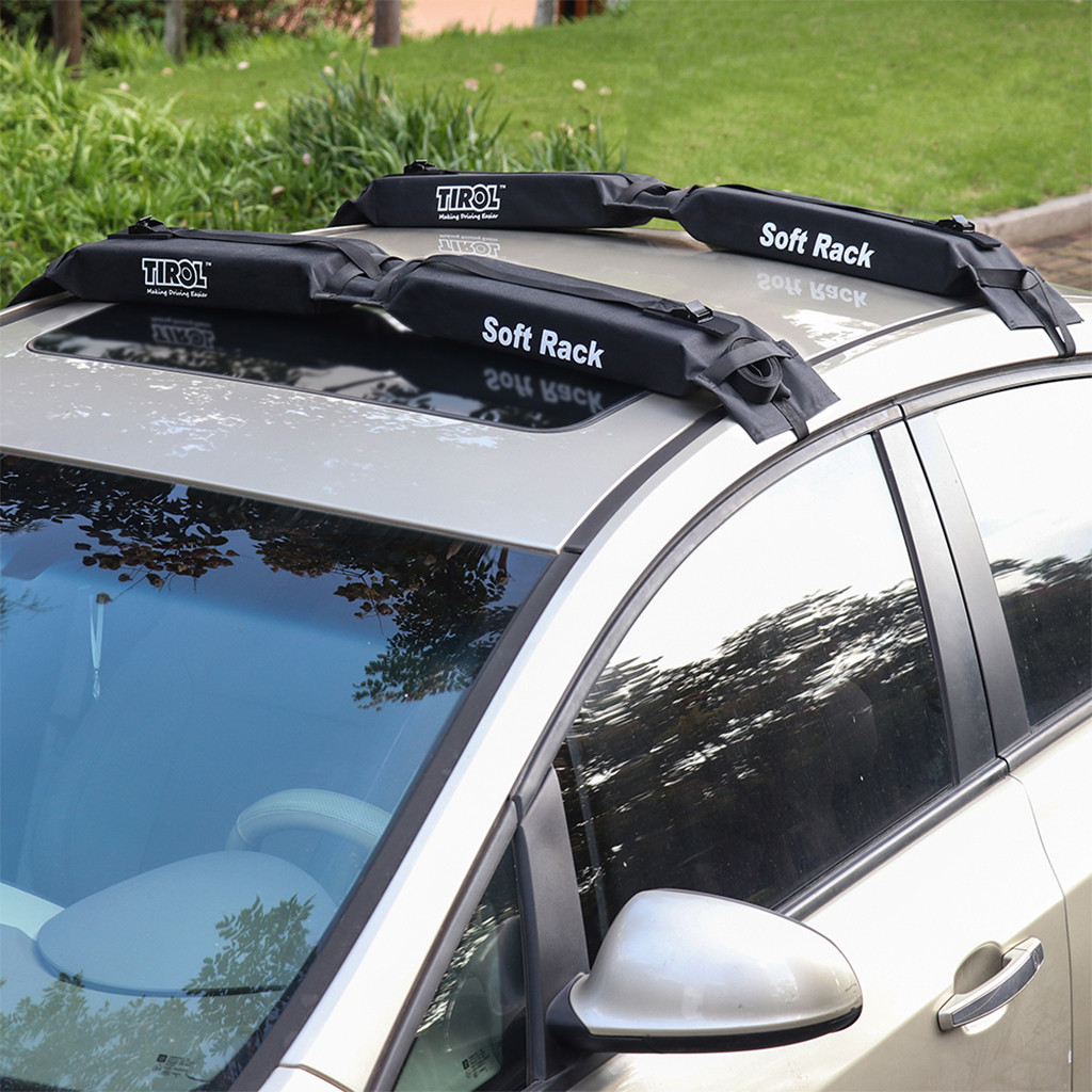 Universal Auto Soft Car Roof Rack Outdoor Rooftop Luggage Carrier Load 60kg Baggage Easy Fit Removable 600d Oxford&pvc #yl10