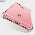 SIXEVE Shockproof Clear Silicone Case for Huawei P10 Lite P10 Plus P8 Lite P9 Lite Y3 Y5 2017 honor 9 Lite Cell Phone Back Cover