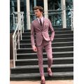 Beach Mens Suits Two Button Peaked Lapel Groom Wear Wedding Tuxedos Formal Prom Cocktail Best Man Blazer Suit (Jacket+Pants)