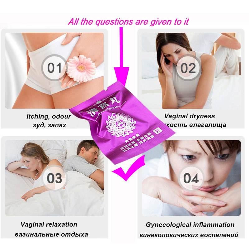 New 10Pcs/Set Herbal Tampons Vaginal Clean Point Tampon Discharge Toxins Detox Pearls Feminine Hygiene Product