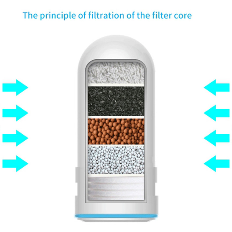 5Pcs 7 Layers Purification Ceramic Filter Water Tap Purifier Kitchen Faucet Attach Filter Cartridges