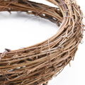 3/6Pcs Rattan Ring Artificial Flowers Garland Dried Flower Frame Home Christmas Decoration DIY Floral Wreaths 10/20/30/40cm