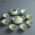 10 pcs/set Chinese ceramic tea set travel Convenient tea set Suitable For Home Office Tea Set Drinkware Tea room etiquette