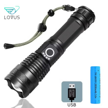 LOVUS long range powerful high powered led flashlight rechargeable Waterproof led flashlights