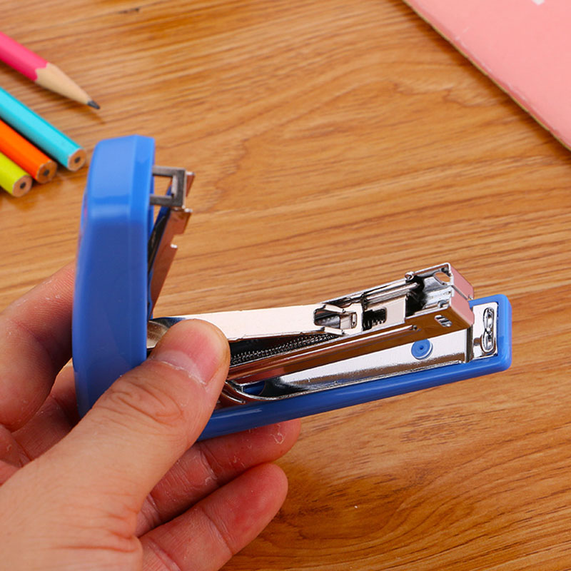 NO.10 Stapler 3 Color Metal Tie Rod Staplers Staple Remover Material Escolar Office School Supplies