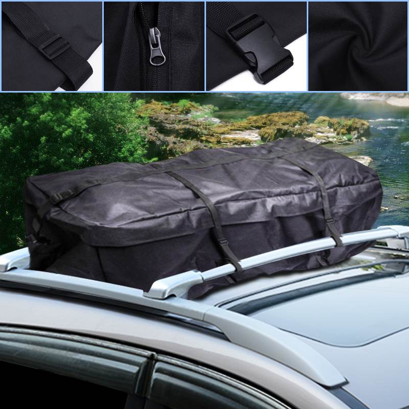 Universal Car Roof Top Bag Roof Top Bag Rack Cargo Carrier Luggage Storage Travel Waterproof SUV Van for Cars Styling