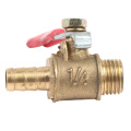 1pc 1/4" 3/8" 1/2" Brass Ball Valve Hose Barb BSP Male Thread Connector Pipe Adapter 8mm, 10mm, 12mm