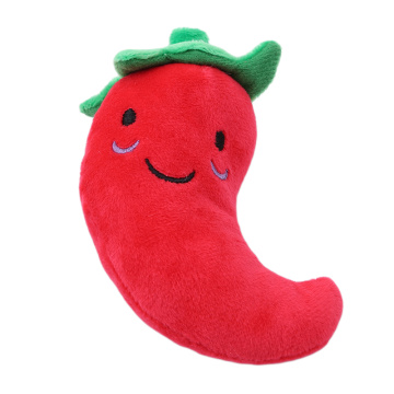 Cute Fruit Vegetable Shape Pet Dog Cat Squeaky Toy Sound Squeakers Toy Small Dog Chihuahua Dog Chew Plush Toy Pet Product