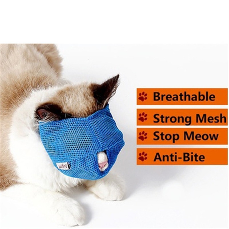 Cat Anti Bite Mesh Net Bag Cat Travel Tools Bath Beauty Grooming Supplies Bathroom Accessories Cat Bathing Bag Pet Supplies